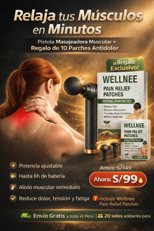 Pistola masajeador muscular